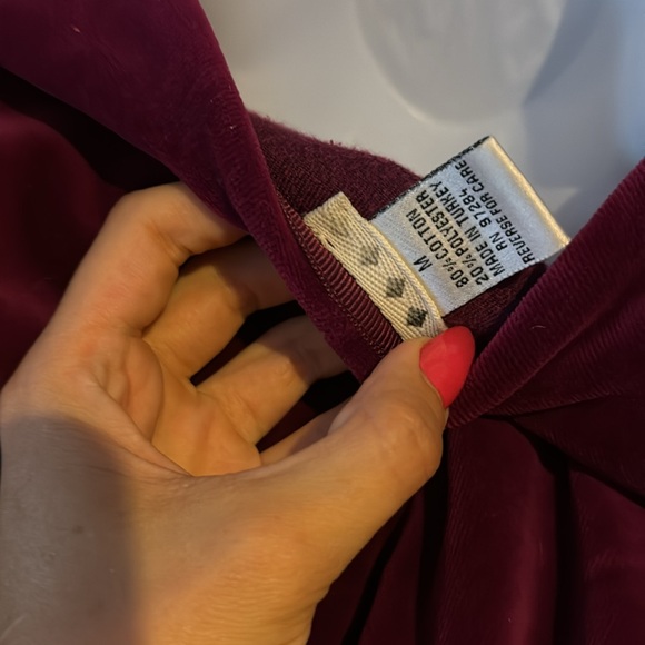 Raspberry velvet set - Picture 6 of 6